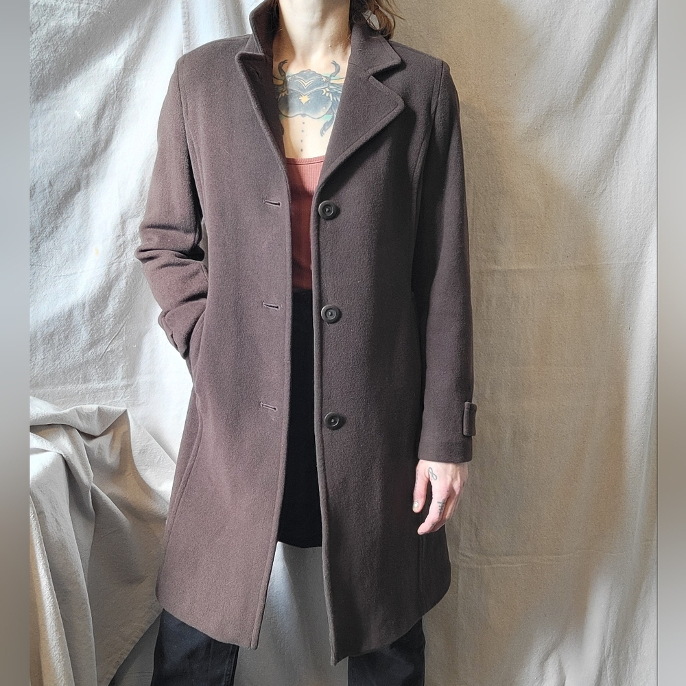 Vintage L.L. Bean Brown Pea Coat